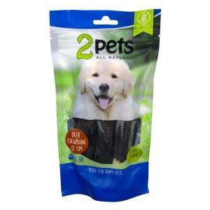 2Pets Tuggpinne med Hjort 17 cm (3-pack)