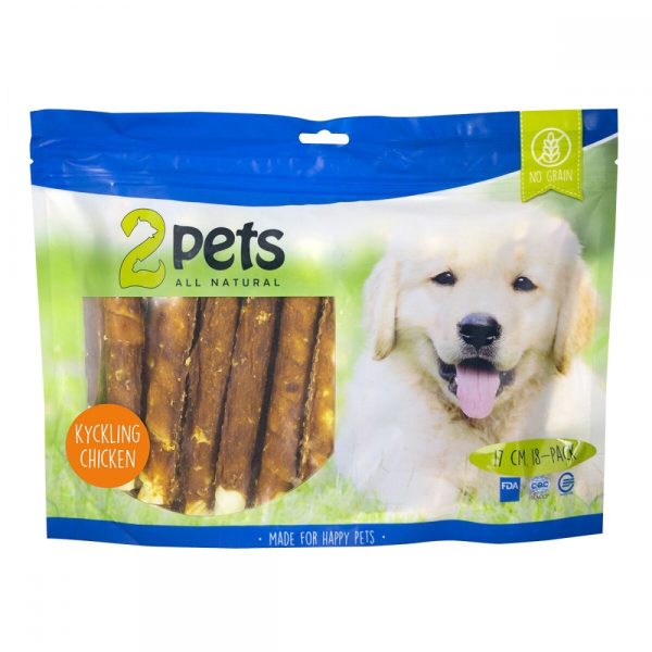 2Pets Tuggrulle med Kycklingfilé 18-pack