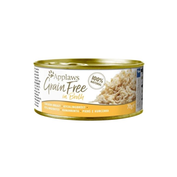 Applaws Cat Grain Free Chicken Breast in Chicken Broth 70 g