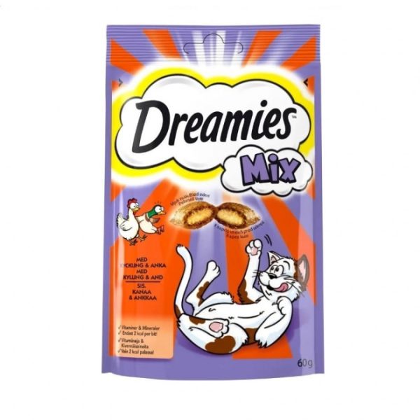 Dreamies med Kyckling och Anka 60 g