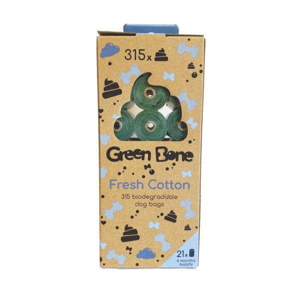 Green Bone Bajspåsar Fresh Cotton Refill (315-pack)