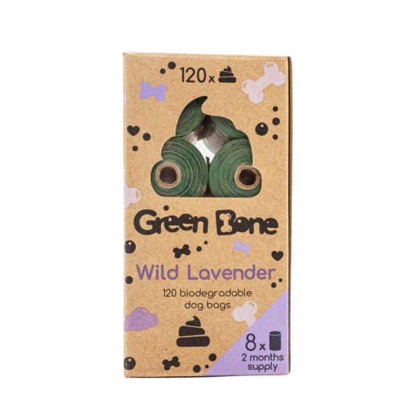 Green Bone Bajspåsar Wild Lavender Refill (120-pack)