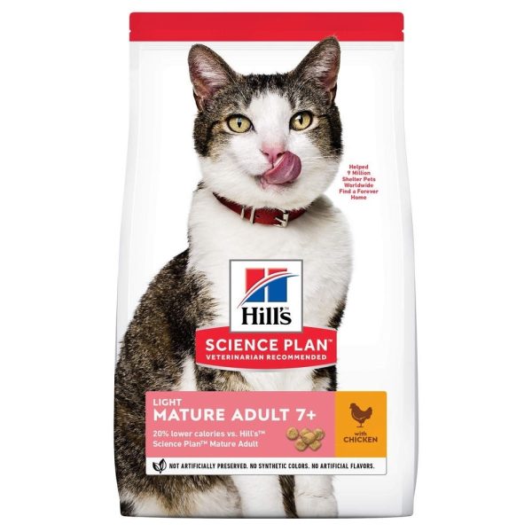 Hill's Science Plan Cat Mature Adult 7+ Light Chicken (7 kg)