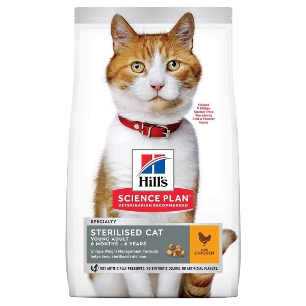 Hill's Science Plan Cat Young Adult Sterilised Chicken (10 kg)