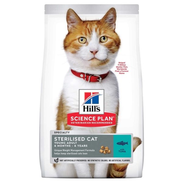 Hill's Science Plan Cat Young Adult Sterilised Tuna (3 kg)