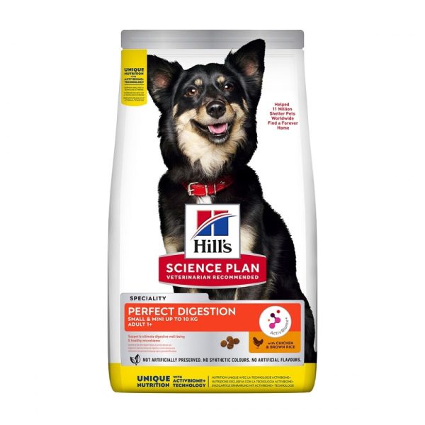 Hill's Science Plan Dog Adult 1+ Small & Mini Perfect Digestion Chicken & Brown Rice (3 kg)