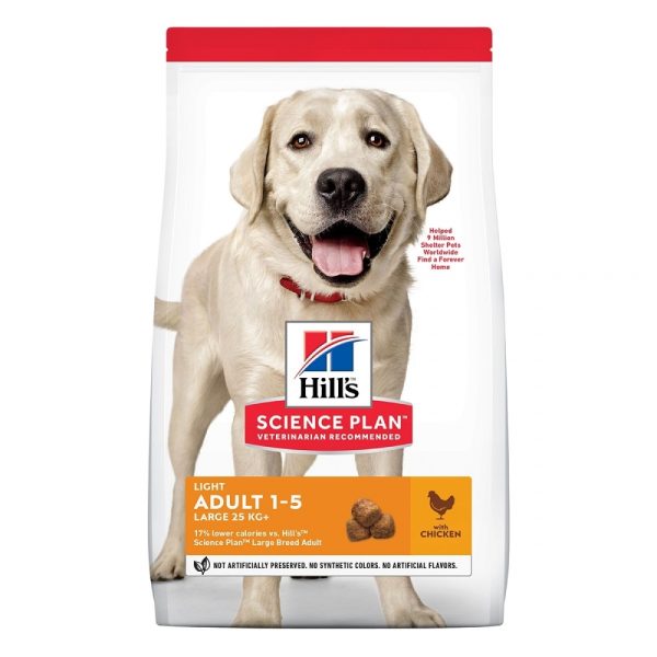 Hill's Science Plan Dog Adult Light Large Breed Chicken (14 kg)