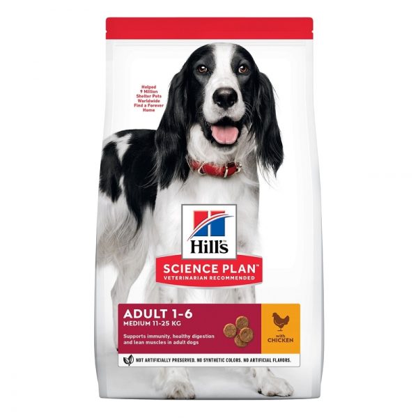 Hill's Science Plan Dog Adult Medium Chicken (14 kg)