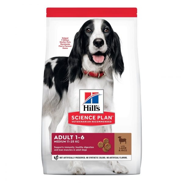 Hill's Science Plan Dog Adult Medium Lamb & Rice (14 kg)