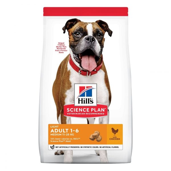 Hill's Science Plan Dog Adult Medium Light Chicken (14 kg)