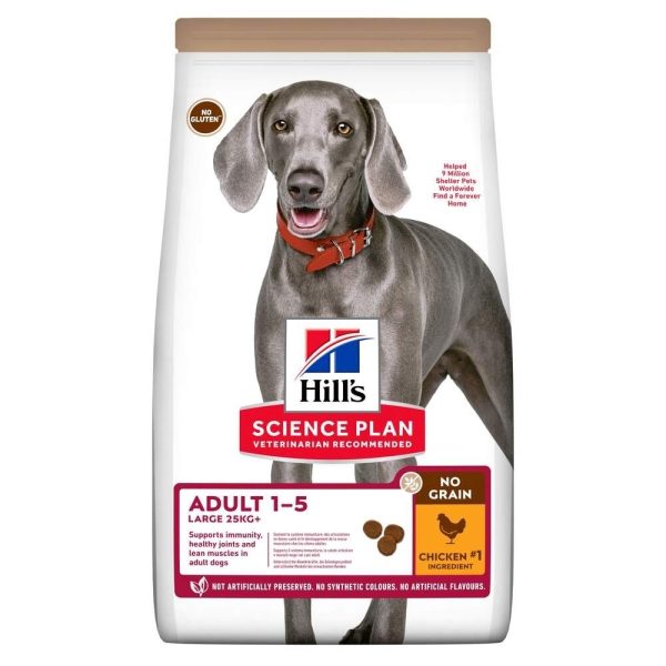 Hill's Science Plan Dog Adult No Grain Large Breed med Kyckling 14 kg