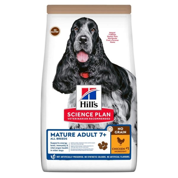 Hill's Science Plan Dog Mature No Grain med Kyckling (14 kg)