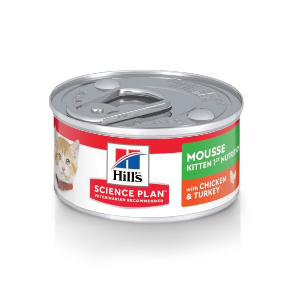 Hill's Science Plan Kitten First Nutrition Mousse Chicken & Turkey 82 g