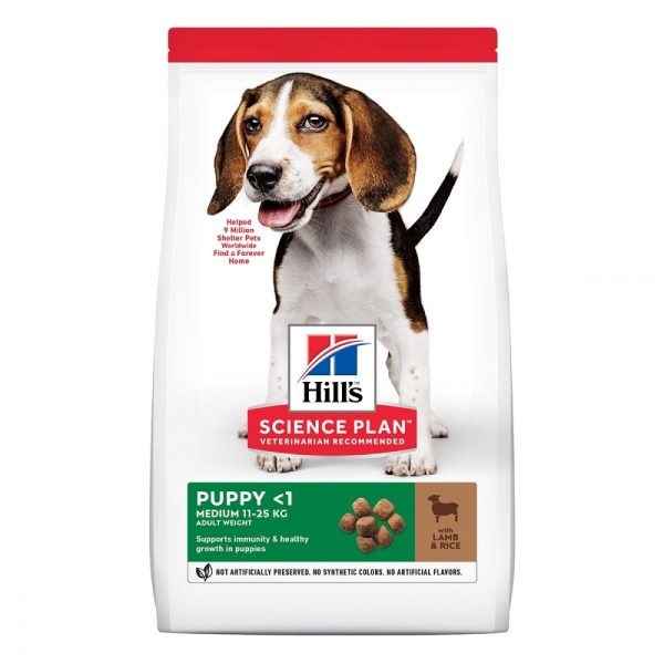 Hill's Science Plan Puppy Medium Lamb & Rice (14 kg)