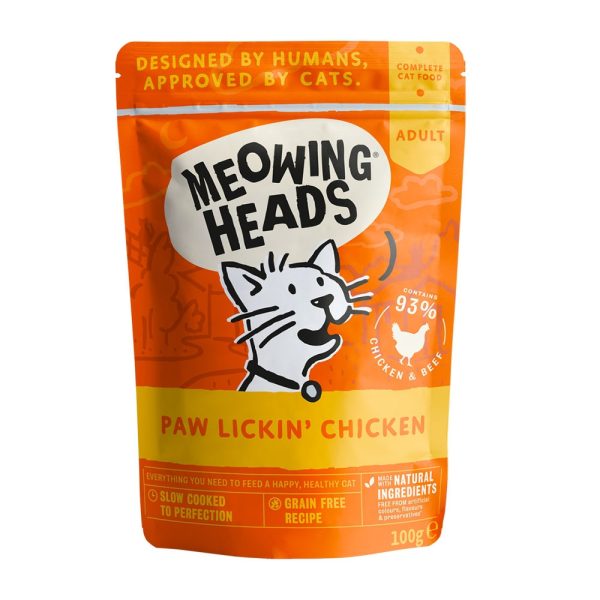 Meowing Heads Paw Lickin Chicken 100 g