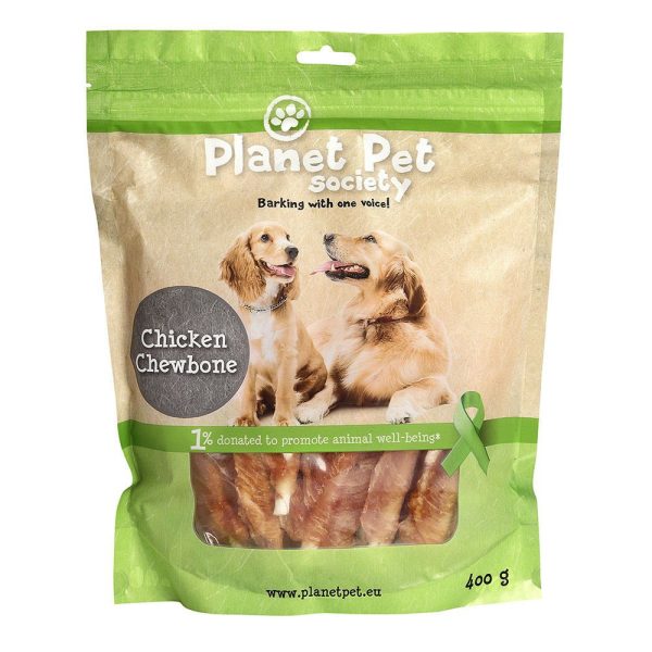 Planet Pet Society Dog Kyckling Tuggben (400 gram)
