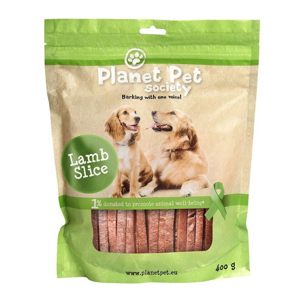 Planet Pet Society Lammstrips 400 g