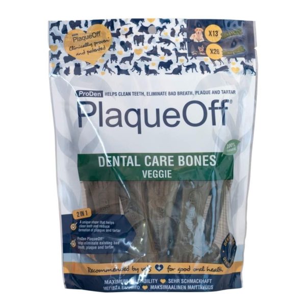 PlaqueOff Dental Care Bones Vegetarisk
