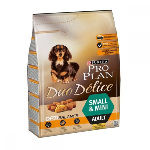 Purina Pro Plan Dog Adult Optibalance Duo Délice Small & Mini Chicken & Rice 2,5 kg