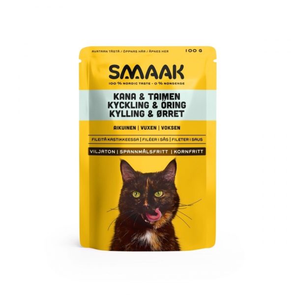 Smaak Cat Adult Kyckling & Öring 100 g