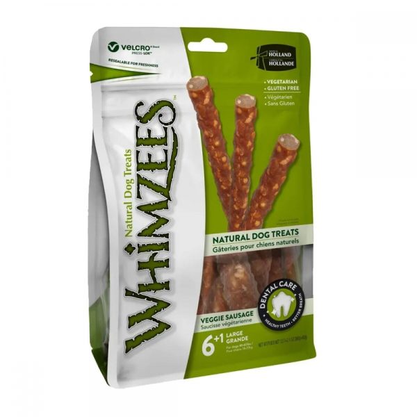 Whimzees Veggie Sausage Påse (Large)