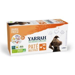 Yarrah Organic Dog MultiPack Paté Grain Free 6 x 150 g